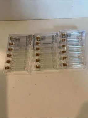 NWT Bundle of 3 Packages of Mini Glass Cork Potion Bottles